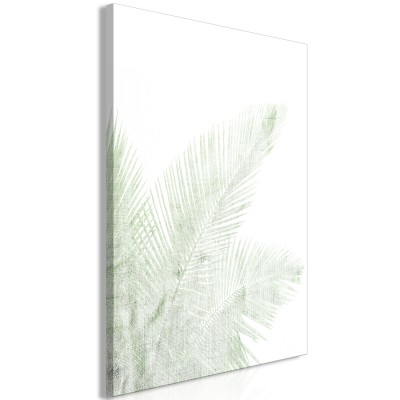 Πίνακας ζε καμβά - Velvet Green (1 Part) Vertical