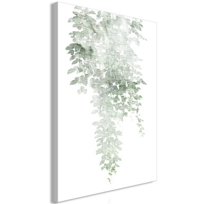 Πίνακας ζε καμβά - Green Cascade (1 Part) Vertical