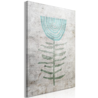 Πίνακας ζε καμβά - Blue Lily (1 Part) Vertical