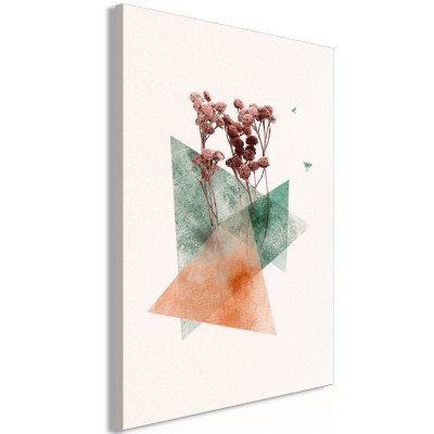 Πίνακας ζε καμβά - Modernist Flower (1 Part) Vertical