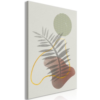Πίνακας ζε καμβά - Shadow of Palm Tree (1 Part) Vertical