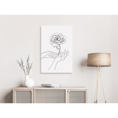 Πίνακας ζε καμβά - Delicate Touch (1 Part) Vertical