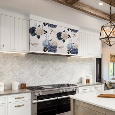 Ταπετσαρία - Roses and Hydrangeas