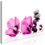 Πίνακας ζε καμβά - Calm Mallow (1 Part) Narrow Pink