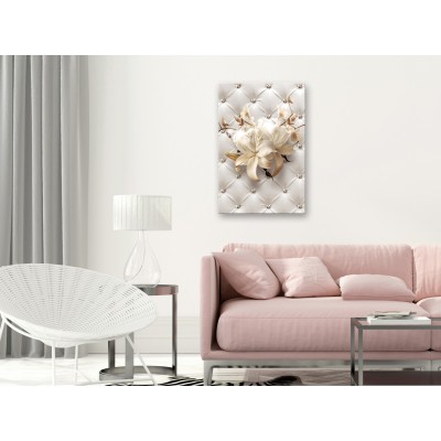 Πίνακας ζε καμβά - Diamond Lilies (1 Part) Vertical