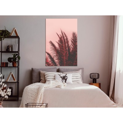 Πίνακας ζε καμβά - Palm Trees at Sunset (1 Part) Vertical