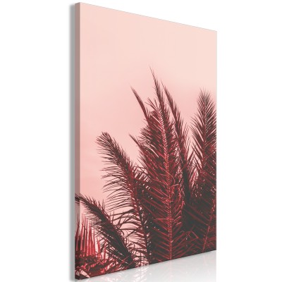 Πίνακας ζε καμβά - Palm Trees at Sunset (1 Part) Vertical