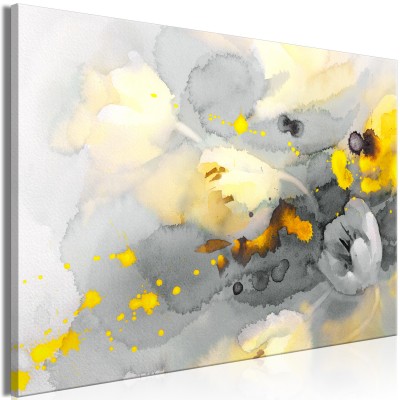 Πίνακας ζε καμβά - Colorful Storm of Flowers (1 Part) Wide