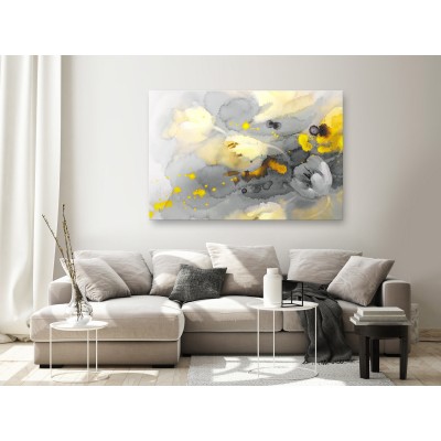 Πίνακας ζε καμβά - Colorful Storm of Flowers (1 Part) Wide