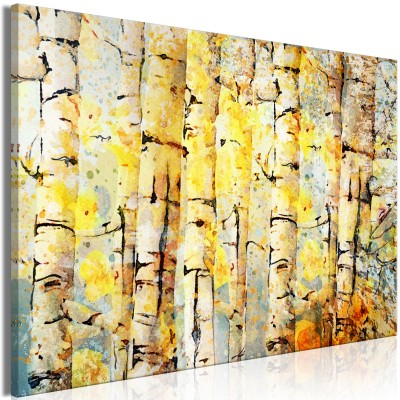Πίνακας ζε καμβά - Summer Colors of the Forest (1 Part) Wide