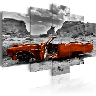 Πίνακας ζε καμβά - Orange car