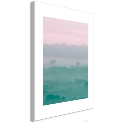 Πίνακας ζε καμβά - Foggy Dawn (1 Part) Vertical