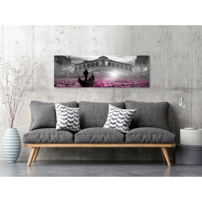 Πίνακας ζε καμβά - Magic Venice (1 Part) Narrow Grey