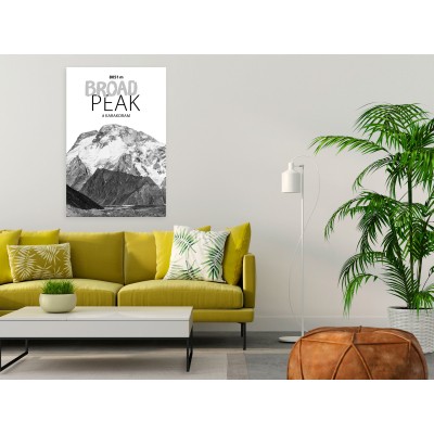 Πίνακας ζε καμβά - Broad Peak (1 Part) Vertical