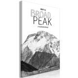 Πίνακας ζε καμβά - Broad Peak (1 Part) Vertical