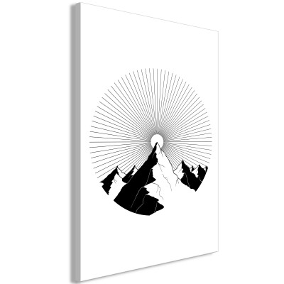 Πίνακας ζε καμβά - Mountain at the Zenith (1 Part) Vertical