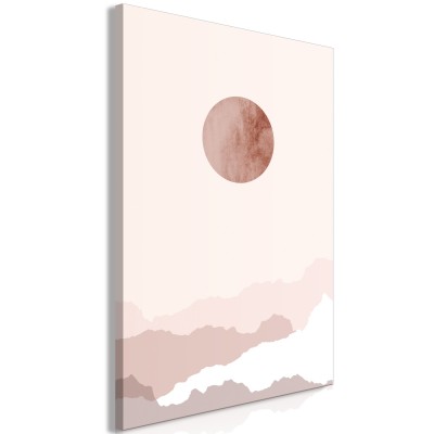 Πίνακας ζε καμβά - Pastel Planet (1 Part) Vertical