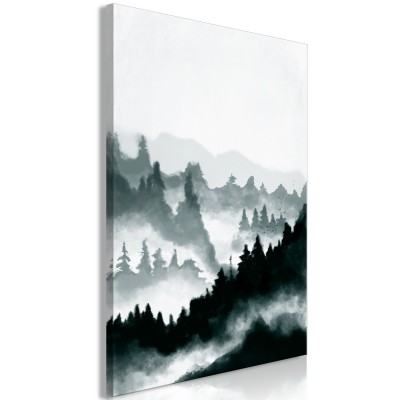 Πίνακας ζε καμβά - Hazy Landscape (1 Part) Vertical