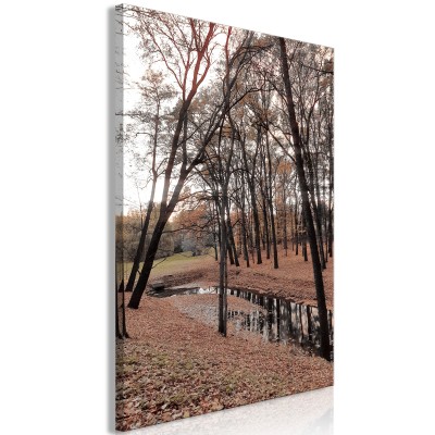Πίνακας ζε καμβά - Autumn Walk (1 Part) Vertical