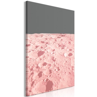 Πίνακας ζε καμβά - Pink Moon (1 Part) Vertical