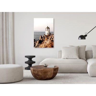 Πίνακας ζε καμβά - Lantern On The Cliff (1 Part) Vertical