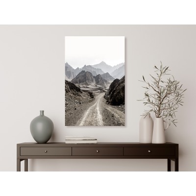 Πίνακας ζε καμβά - Trail Through the Mountains (1 Part) Vertical