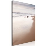 Πίνακας ζε καμβά - Autumn Beach (1 Part) Vertical