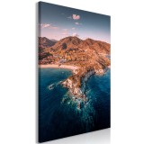 Πίνακας ζε καμβά - Cliff in Kalamitsi (1 Part) Vertical