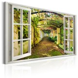 Πίνακας ζε καμβά - Window: View on Pergola