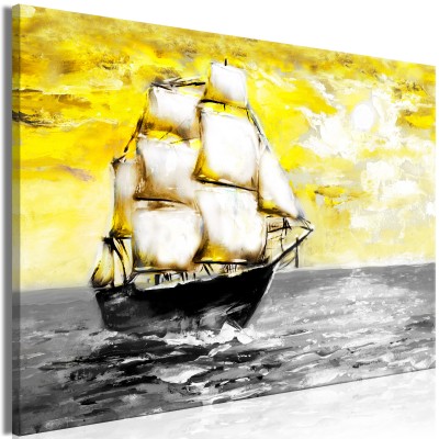 Πίνακας ζε καμβά - Spring Cruise (1 Part) Wide Yellow