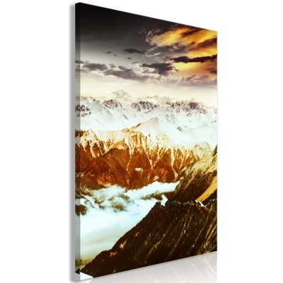 Πίνακας ζε καμβά - Copper Mountains (1 Part) Vertical