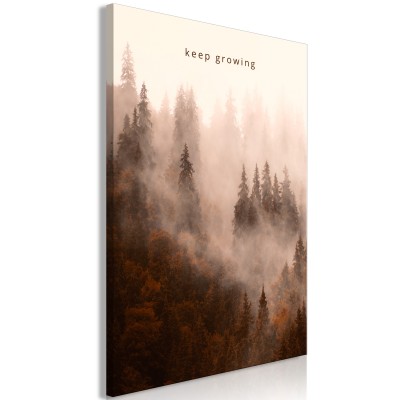 Πίνακας ζε καμβά - Keep Growing (1 Part) Vertical