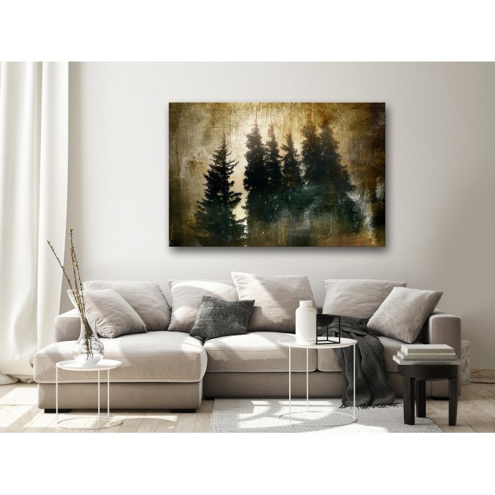 Πίνακας ζε καμβά - Stately Spruces (1 Part) Wide