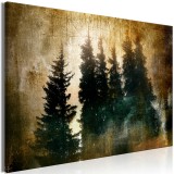 Πίνακας ζε καμβά - Stately Spruces (1 Part) Wide