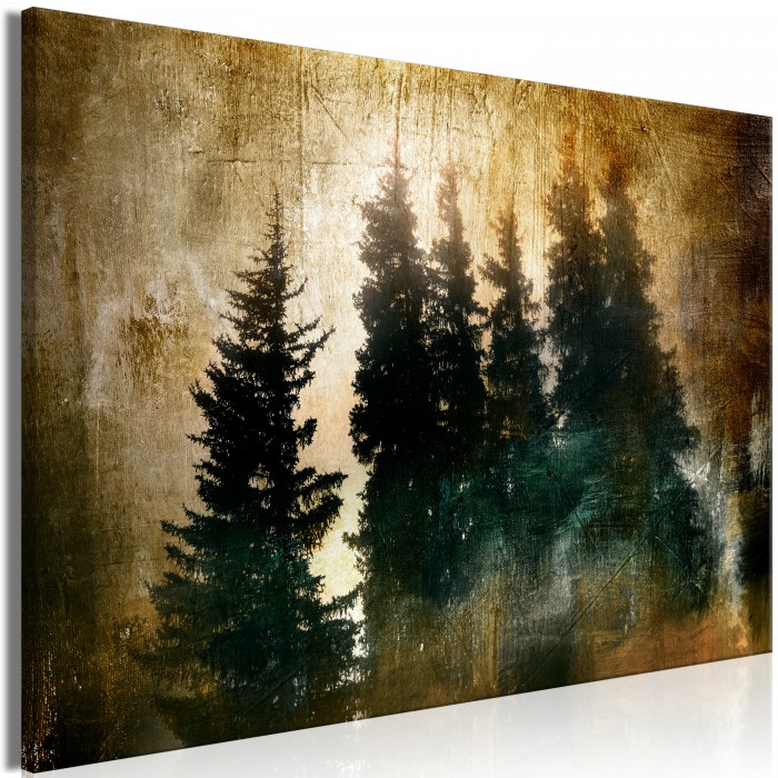 Πίνακας ζε καμβά - Stately Spruces (1 Part) Wide