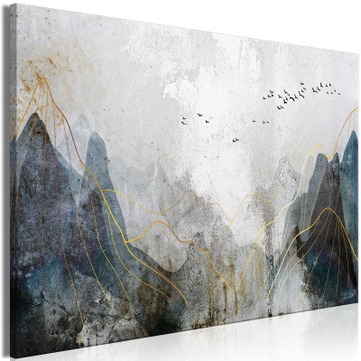 Πίνακας ζε καμβά - Misty Mountain Pass (1 Part) Wide