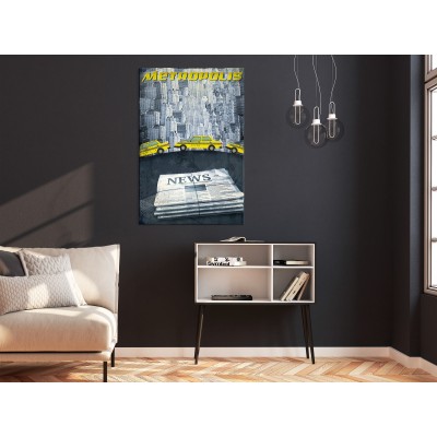 Πίνακας ζε καμβά - Metropolis (1 Part) Vertical