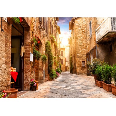 Φωτοταπετσαρία - Colourful Street in Tuscany