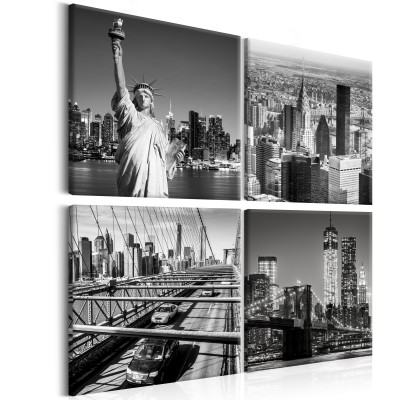 Πίνακας ζε καμβά - Faces of New York