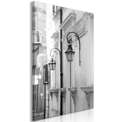 Πίνακας ζε καμβά - Street Lamps (1 Part) Vertical
