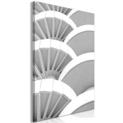 Πίνακας ζε καμβά - White Detail (1 Part) Vertical