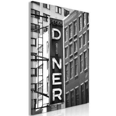 Πίνακας ζε καμβά - New York Neon Sign (1 Part) Vertical