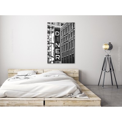 Πίνακας ζε καμβά - New York Neon Sign (1 Part) Vertical