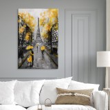 Πίνακας ζε καμβά - Autumn in Paris (1 Part) Vertical