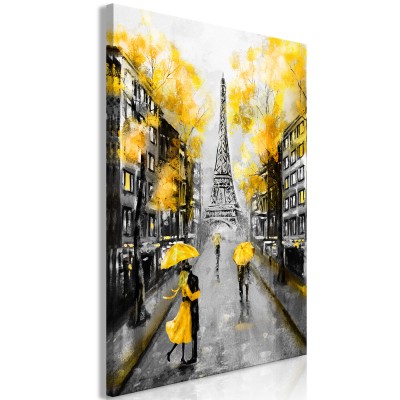 Πίνακας ζε καμβά - Autumn in Paris (1 Part) Vertical