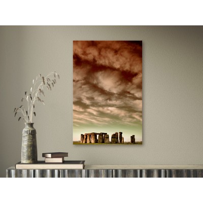 Πίνακας ζε καμβά - Clouds Over Stonehenge (1 Part) Vertical