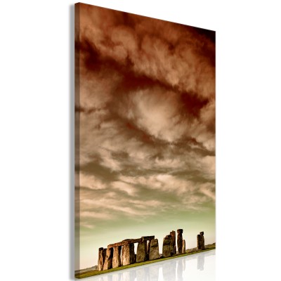 Πίνακας ζε καμβά - Clouds Over Stonehenge (1 Part) Vertical