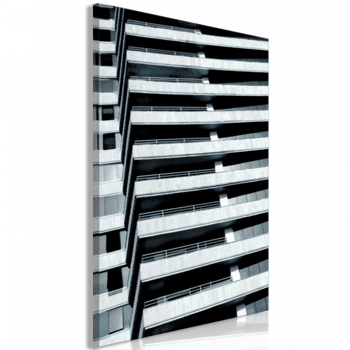 Πίνακας ζε καμβά - Architectural Raster (1 Part) Vertical