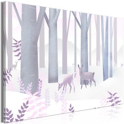 Πίνακας ζε καμβά - Fairy-Tale Forest (1 Part) Vertical - Second Variant