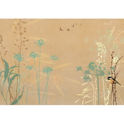 Φωτοταπετσαρία - Bird in the Meadow